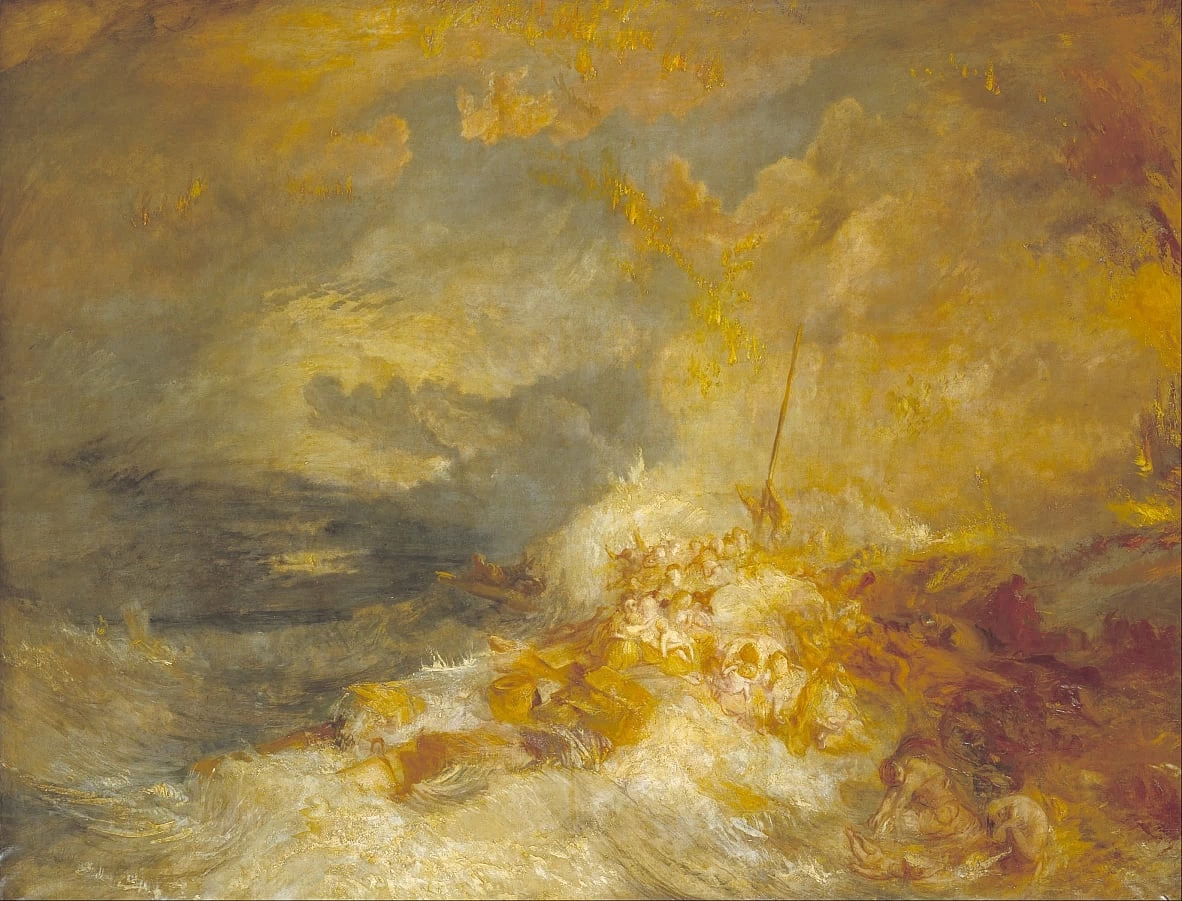 Un disastro in mare, 1835